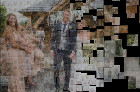 digital wedding selfie wall hire Cranleigh