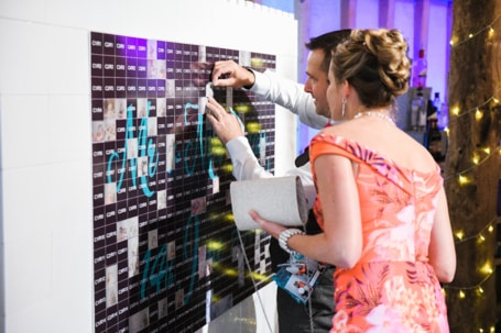 wedding photo mosaic wall hire Cranleigh